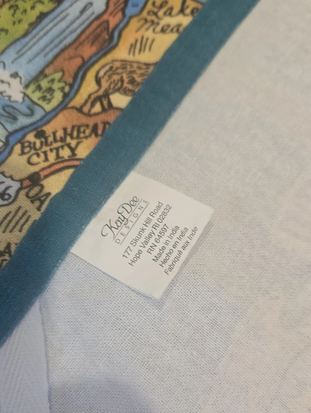 KAY DEE ARIZONA PRINTED KITCHEN TOWEL... #8089